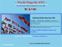 Tablet Screenshot of flags-by-swi.com